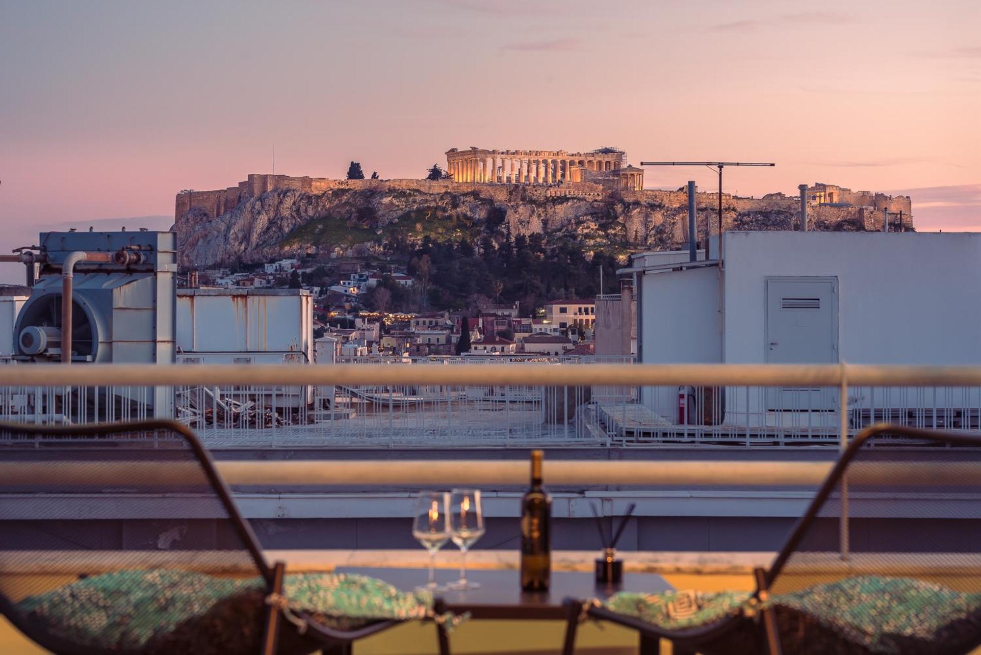 Acropolis View Mini Sky Suite & Hot Tub Athens Ngoại thất bức ảnh